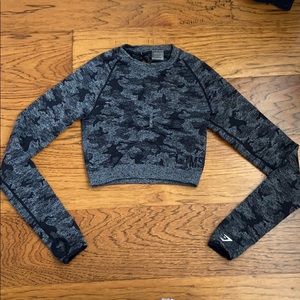 Camp Seamless Long Sleeve Crop Top
